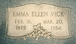 Emma Ellen Lee-Vick #76 (Lee Family)