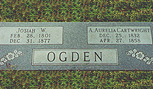 Josiah W. Ogden #996 (Quarles Family)